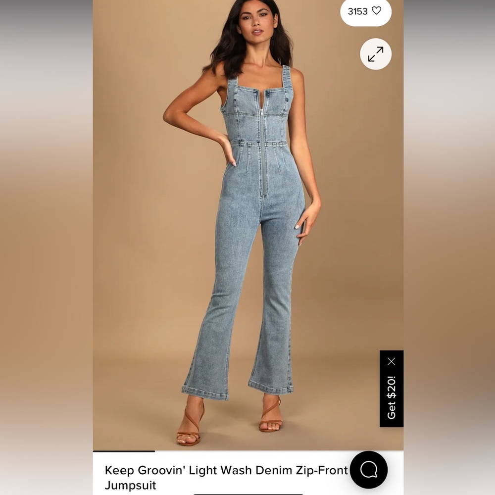 Women's Denim Jumpsuit